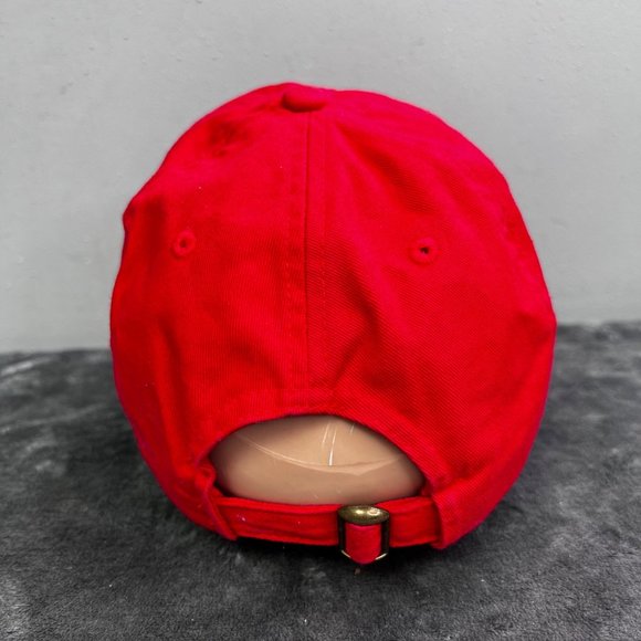 Just Canoe It Hat Platte River Nebraska Strapback Red Cotton Cap One Size - Picture 4 of 6